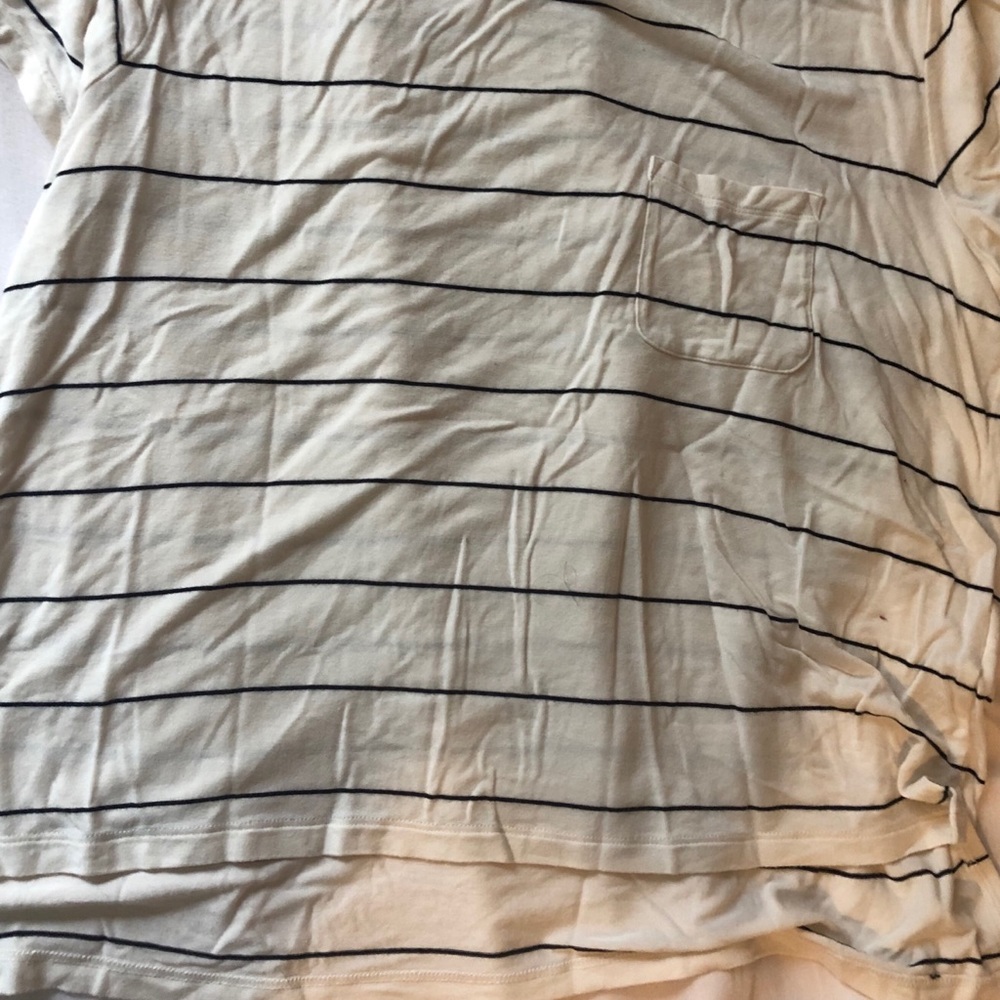 Black and white stripped top